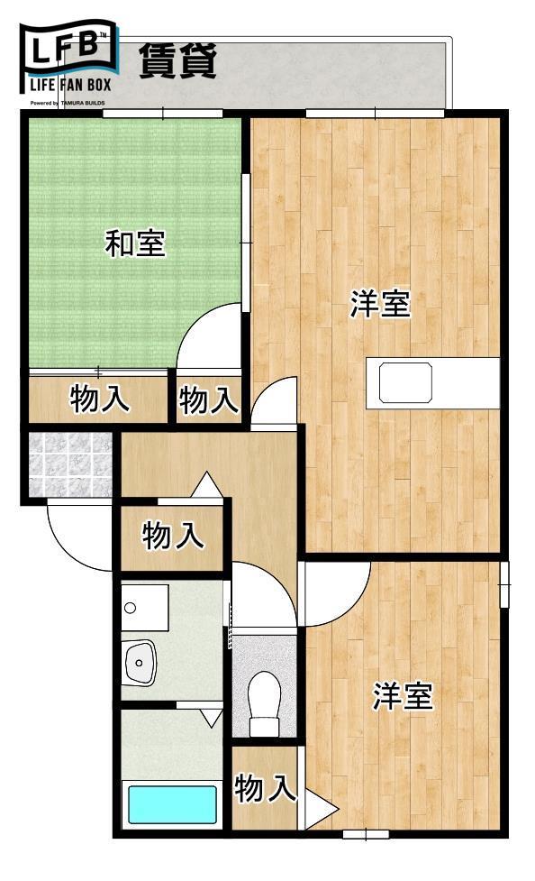 サンテラスE_間取り_0