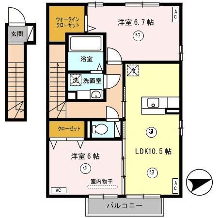 トゥインクルなごみの間取り