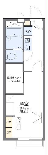 レオパレス寺嶋Ａの間取り