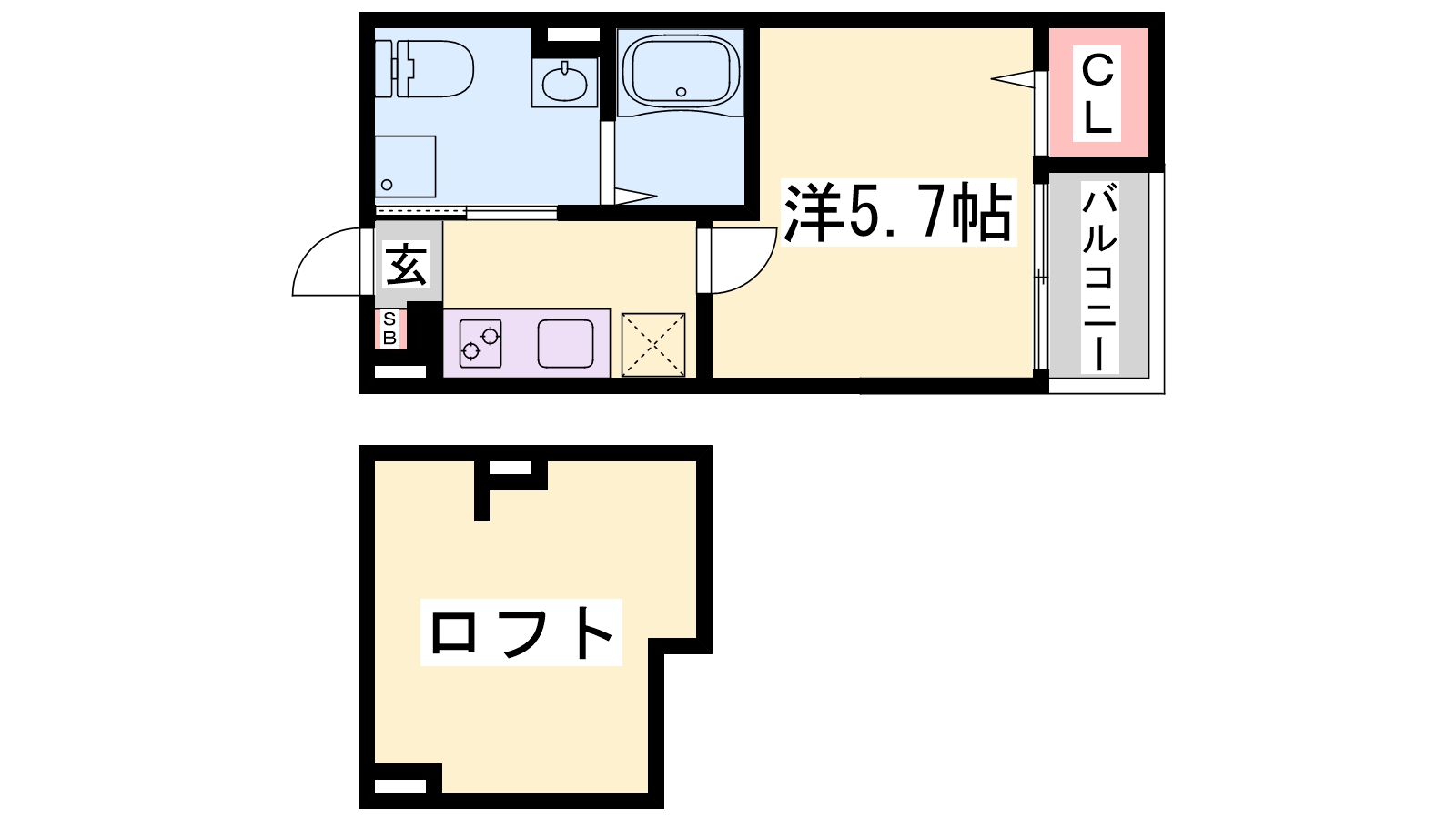 アクアレスト神戸西の間取り