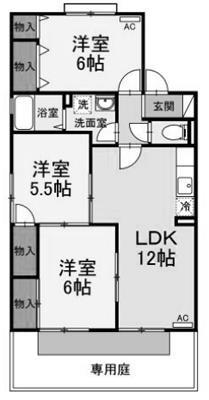 セントラルヴィレッジの間取り