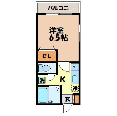 アミティ南山手（浪の平町）の間取り