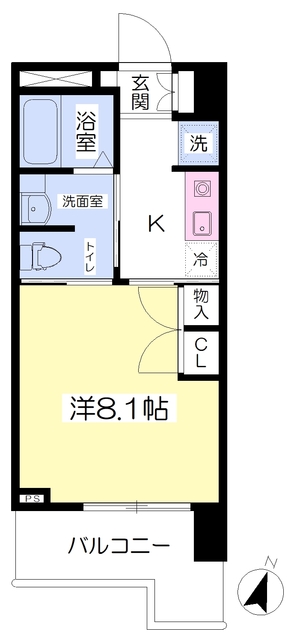 プラージュ古清水の間取り