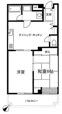 パリーマンション熱海の間取り