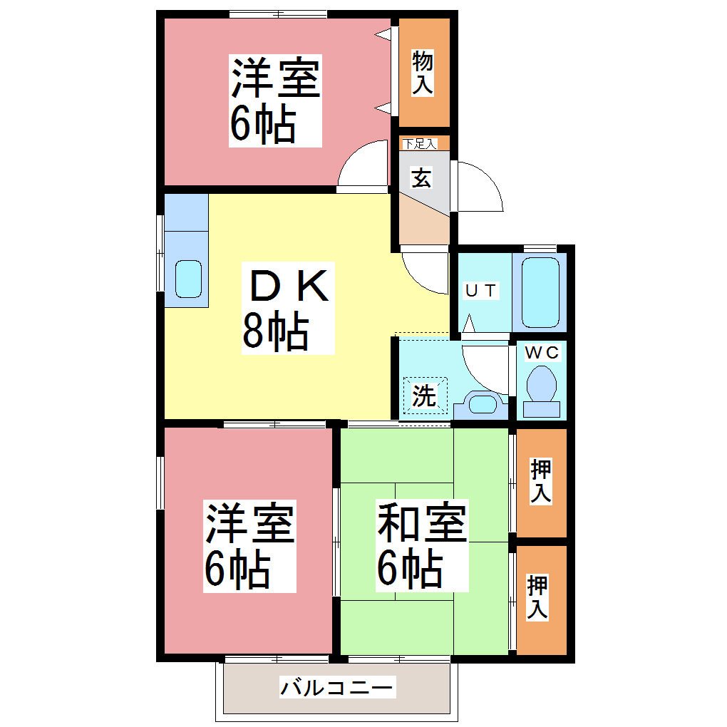 ヴァンベール桜の間取り