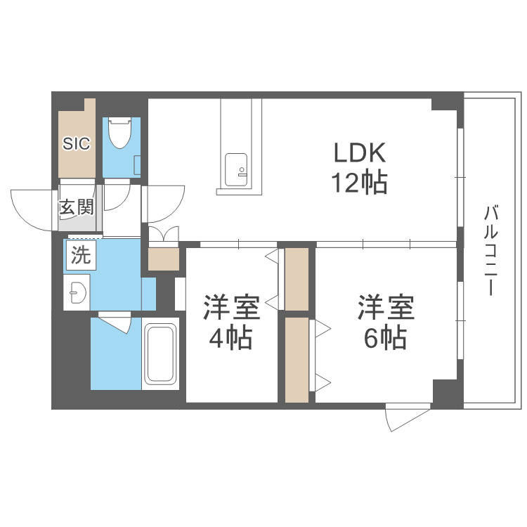 Hakata Station Southの間取り