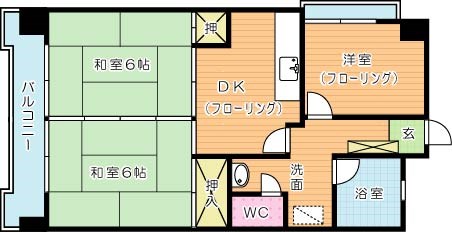 第８岡部ビルの間取り