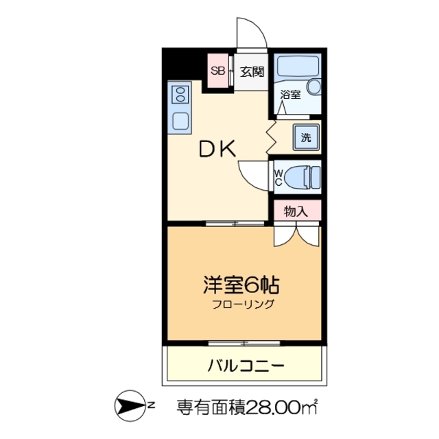 パークレーン東和の間取り