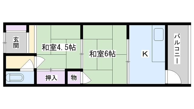 鶴見４丁目文化の間取り