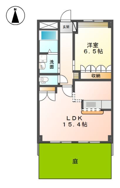 グリーンハイムの間取り