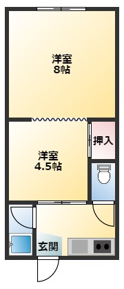 今井荘の間取り