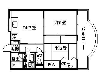 パームガーデン惟神の間取り