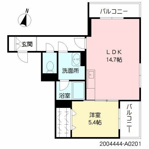 アミコート駅前中央の間取り