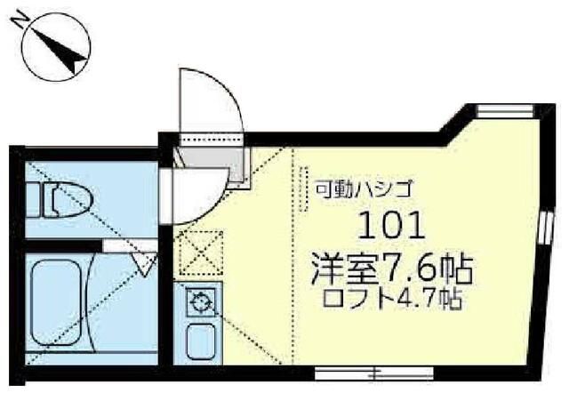 ユナイト安針ポルティージョの間取り