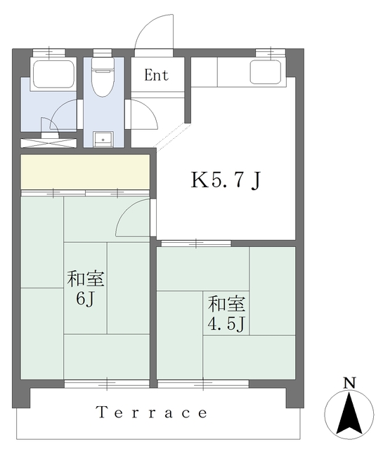 ハイツノグチの間取り