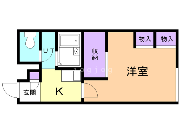 レオパレスセレンテープの間取り