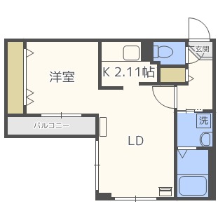 グランラヴィーヌＮ１７の間取り