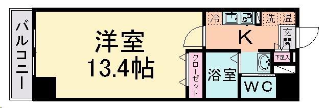 グラン・ドミール仙台駅東の間取り