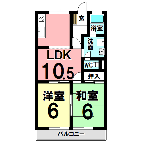 キャッスルハイムやまいわの間取り