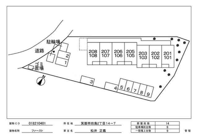 【箕面市坊島のアパートのその他】