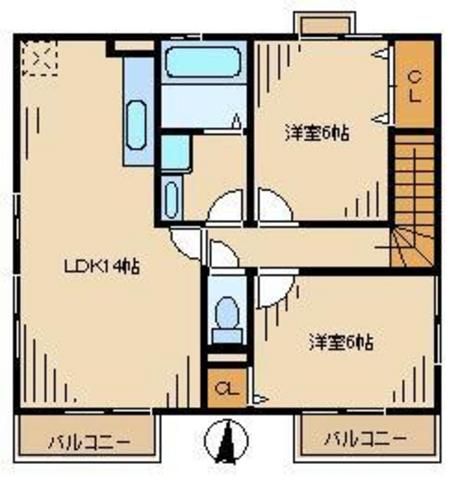 アンソレイユの間取り