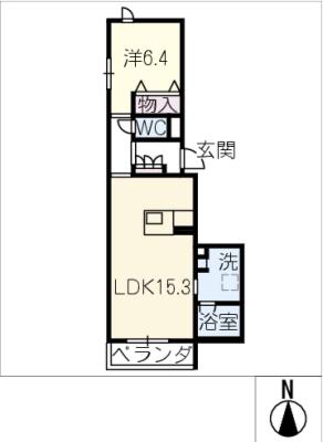 セレーノ御器所の間取り