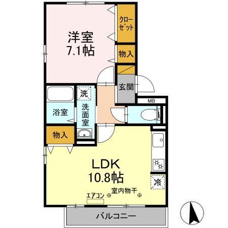 アールグレイ　Ａの間取り