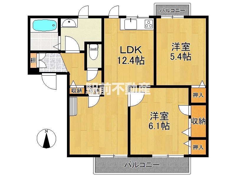 エミネントフラットの間取り