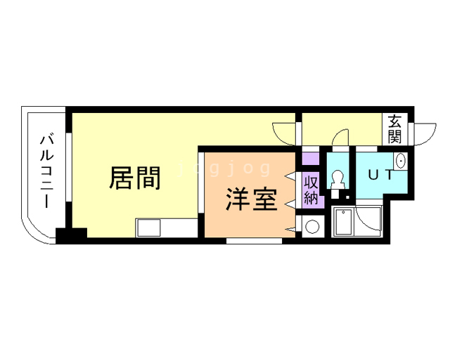 江別市東野幌本町のマンションの間取り