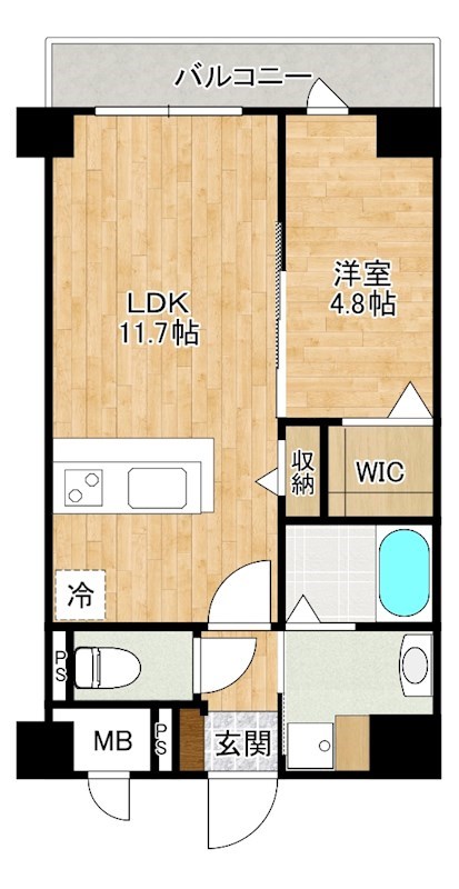 レジェンド紺屋町IIの間取り