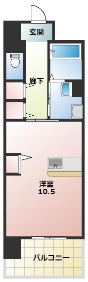 松原市丹南のマンションの間取り