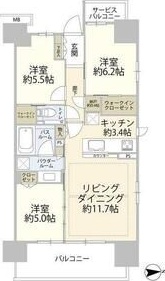 シティタワー葵の間取り