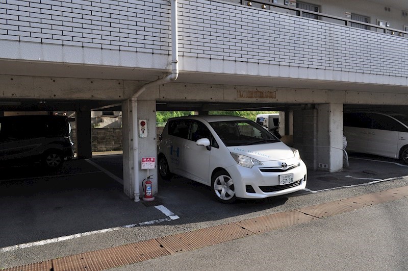 【リバーサイド車田の駐車場】