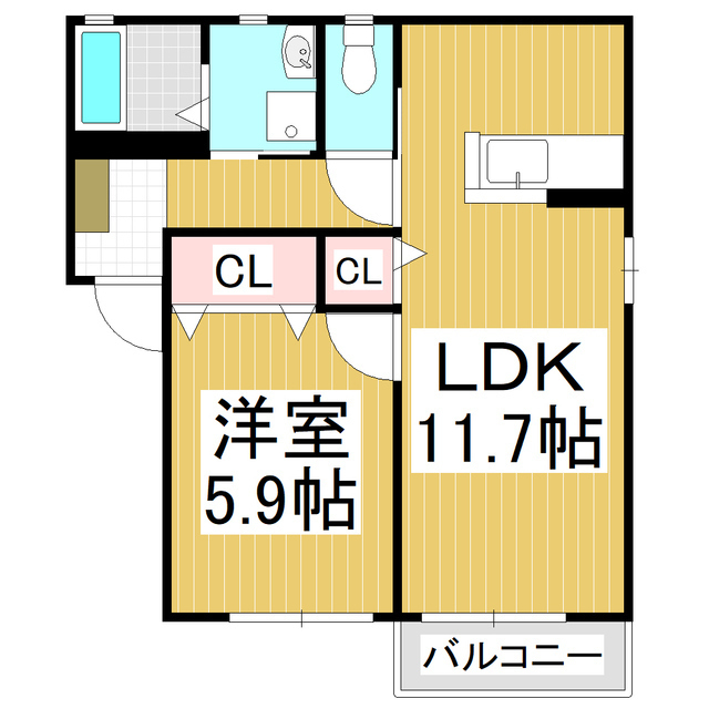 シャーメゾンシーマウスＢ棟の間取り