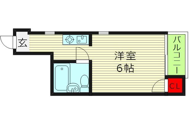 リバティー御幸の間取り