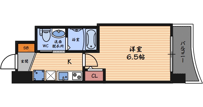 セレニテ福島プリエの間取り