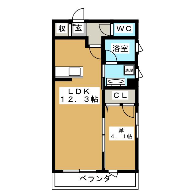 ベレオミロディアの間取り