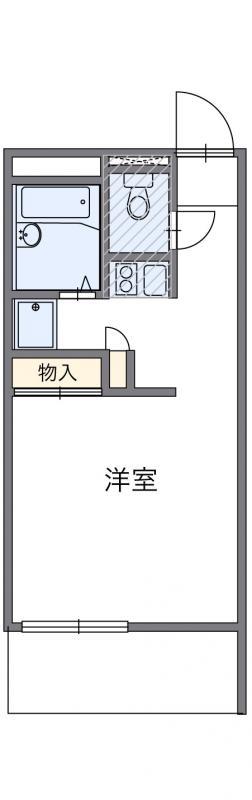 高松市栗林町のマンションの間取り