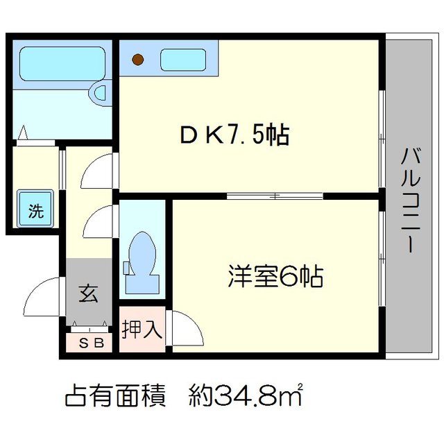 KOKORO岡崎BLGDの間取り