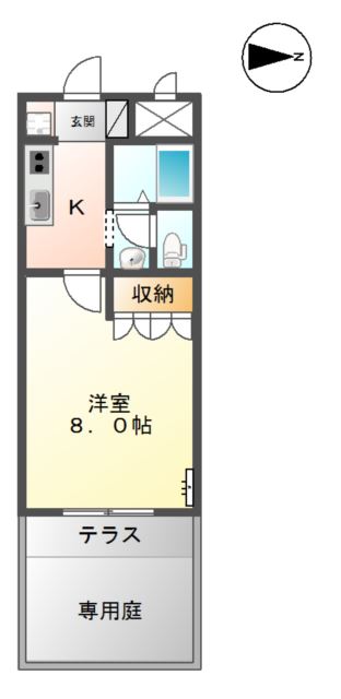 パークサイドしみずの間取り