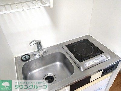 キッチン　シングルレバー設置