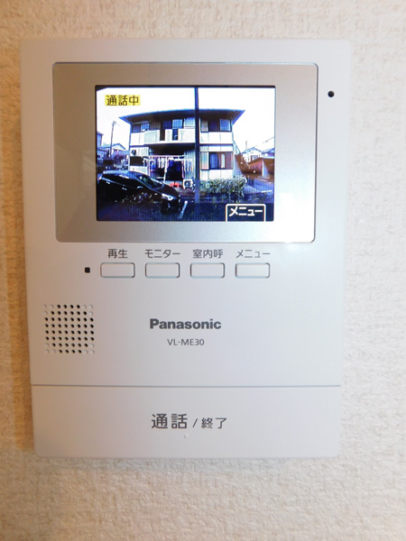 セキュリティ　TVモニターホンで来訪者を確認出来ます！