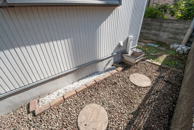 庭　ペットの足洗い場などに！