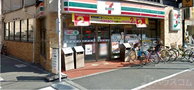 コンビニ　セブンイレブン大阪玉出駅前店（コンビニ）まで206m