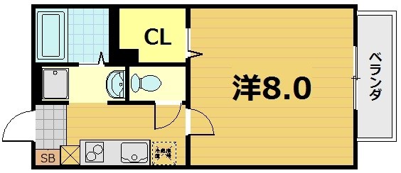 カナル桃山IIの間取り写真
