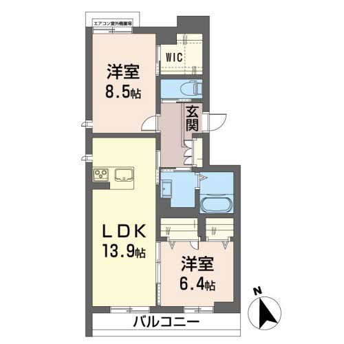 ザフォートレスの間取り写真
