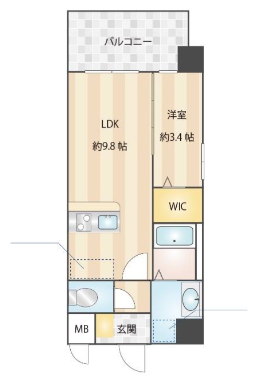 Jugame CP吉塚の間取り写真
