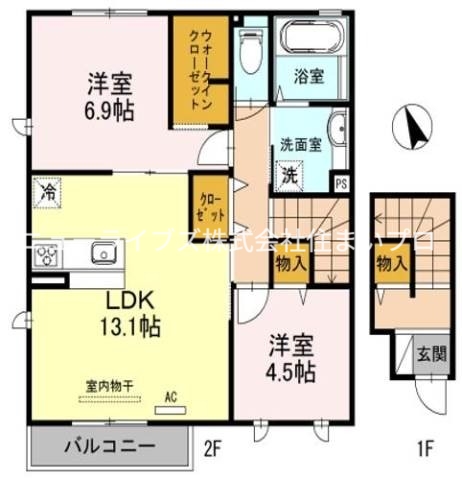 コージーコートの間取り写真