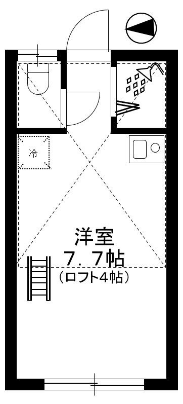 クレセール田端の間取り写真