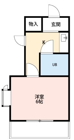 ＪＲ京浜東北線 赤羽駅 徒歩8分 3階建 築39年の間取り写真